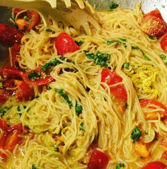 Spring Angel Hair Pasta