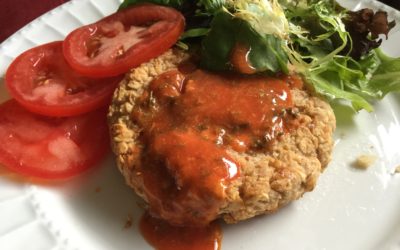 White Bean Buffalo Burger