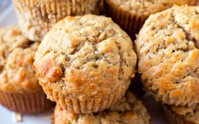 Tasty Banana Oat Muffins