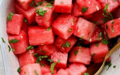 Watermelon Mint Salad, A Cool Bite of Summer