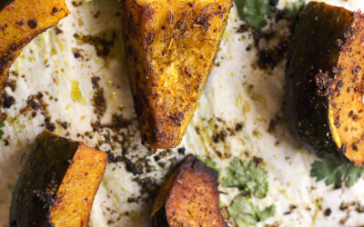 Roasted Acorn Squash Wedges!