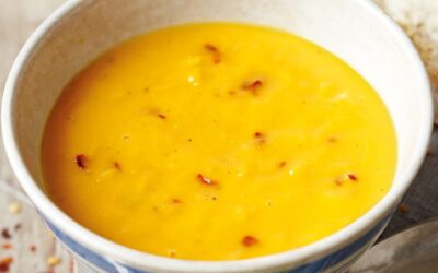 Chili-Lime Sweet Potato & Lentil Soup