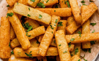 Crispy Baked Jicama!
