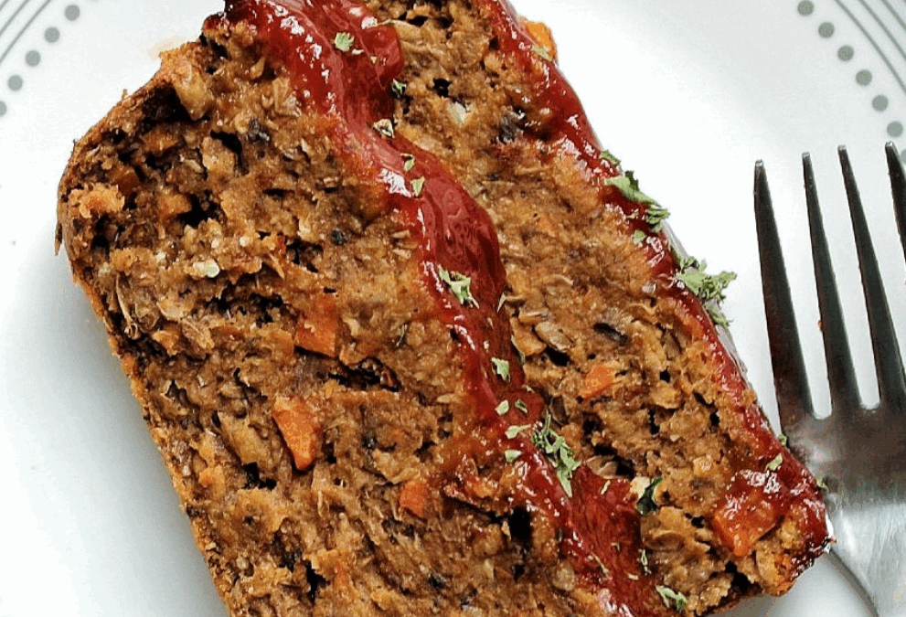 Winter Lentil & Mushroom Loaf