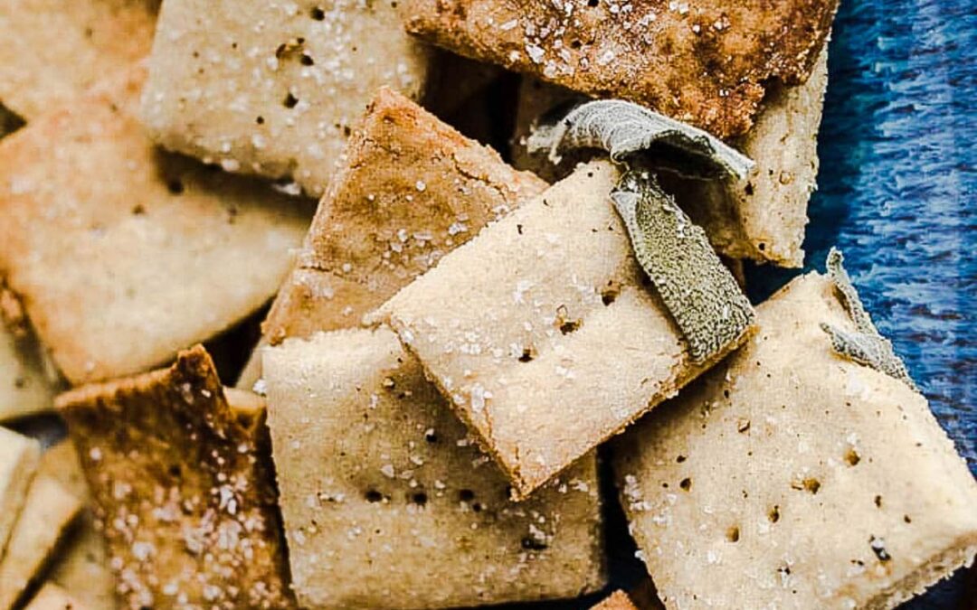 Savory Oat Crackers