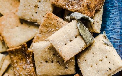 Savory Oat Crackers