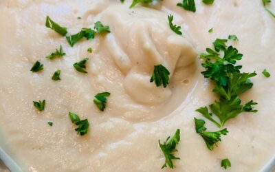 Garlicy Cauliflower Soup