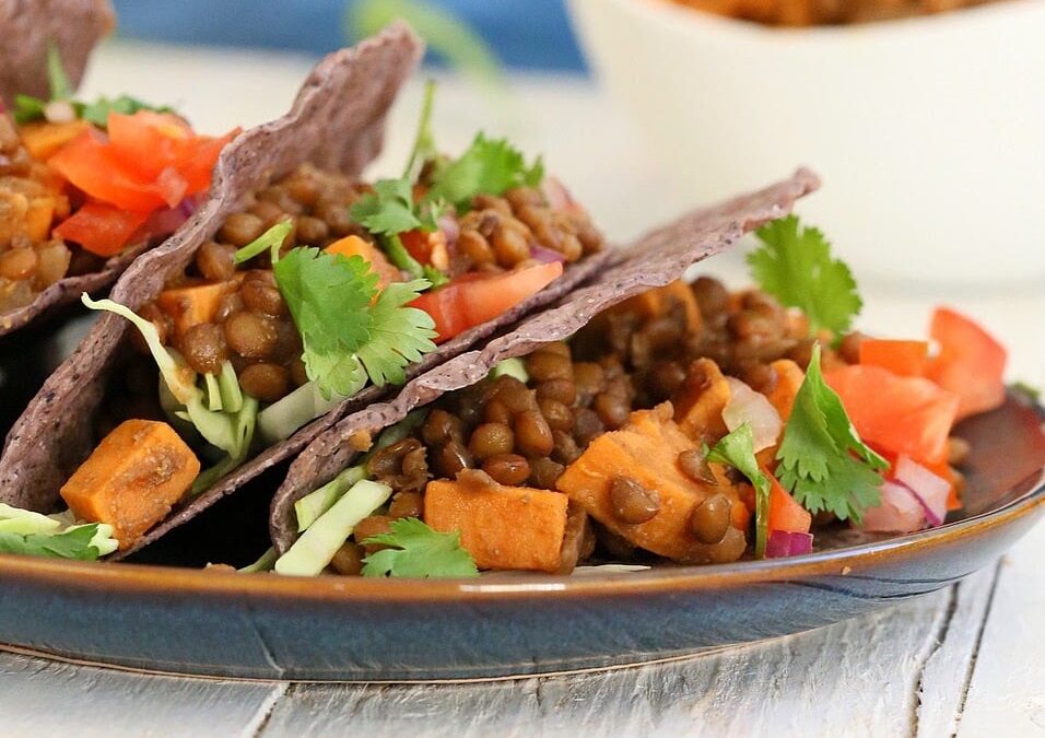 Smoky Lentil & Walnut Tacos