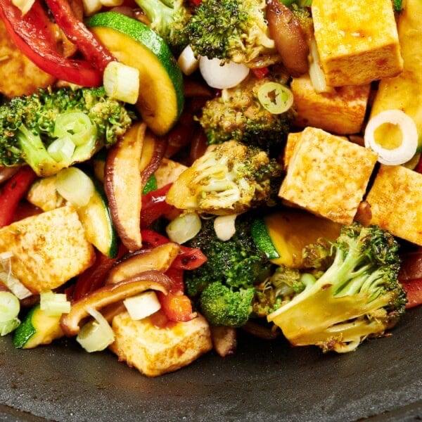 Sheet-Pan Maple Dijon Tofu & Veggies