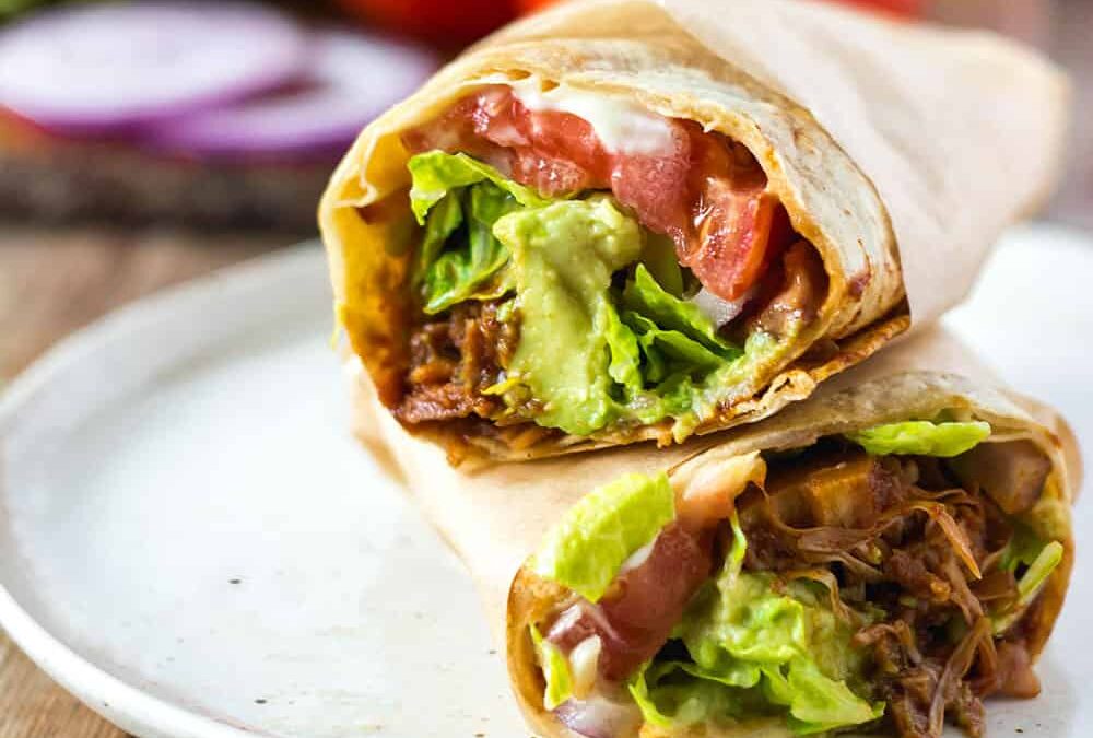 Smoky BBQ Jackfruit Wraps
