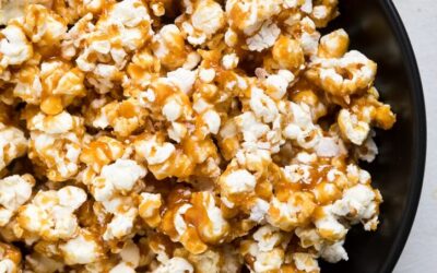 Sweet & Salty Date Caramel Popcorn