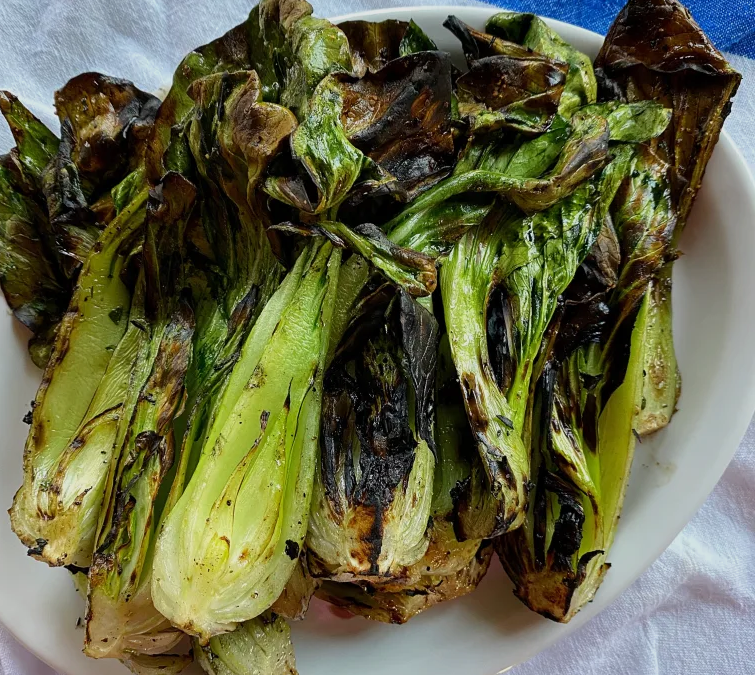 Grilled Baby Bok Choy